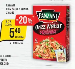 Mega Image PANZANI Orez Natur + Quinoa Ofertă
