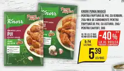 Mega Image KNORR PUNGA MAGICĂ Pentru Friptură De Pui, Cu Ierburi,/Mix De Condimente PentruFriptură De Pui, Cu Usturoi, Ofertă