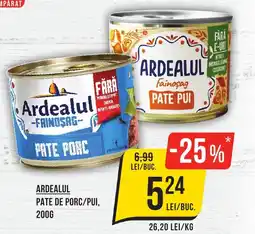 ARDEALUL Pate De Porc/Pui