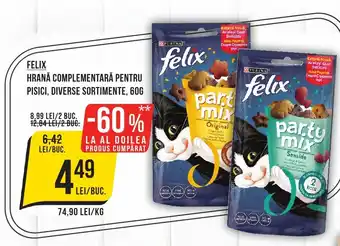 Mega Image FELIX Hrană Complementară Pentru Pisici, Diverse Sortimente Ofertă