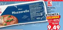 Kaufland Mozzarella maxi Ofertă