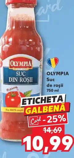 Kaufland OLYMPIA Suc de roşii Ofertă