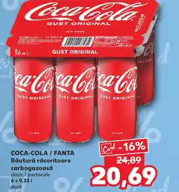 COCA-COLA / FANTA Băutură răcoritoare carbogazoasă