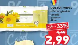 Kaufland DOCTOR WIPES Hârtie igienică umedă Ofertă