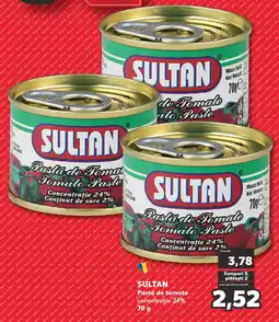 Kaufland SULTAN Pastă de Tomate Ofertă