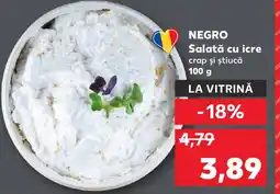 Kaufland NEGRO Salată cu icre Ofertă