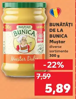 Kaufland BUNĂTĂȚI DE LA BUNICA Muştar Ofertă