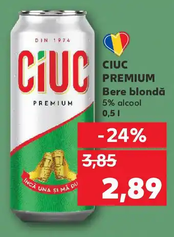 Kaufland CIUC Premium Bere blondă Ofertă