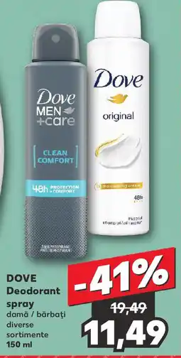 Kaufland DOVE Deodorant spray Ofertă