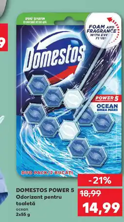 Kaufland DOMESTOS POWER 5 Odorizant pentru toaletă Ofertă