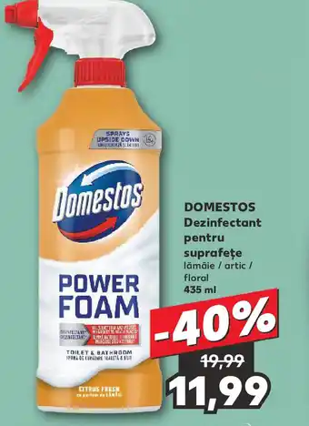 Kaufland DOMESTOS Dezinfectant pentru suprafeţe Ofertă