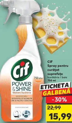 Kaufland CIF Spray pentru curăţat suprafeţe Ofertă