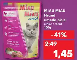 Kaufland MIAU MIAU Hrană umedă pisici Ofertă