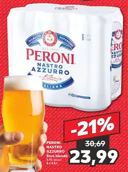 Kaufland PERONI Nastro Azzurro bere blonda Ofertă