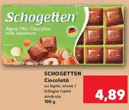 Kaufland SCHOGETTEN Ciocolată Ofertă