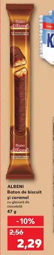 Kaufland ALBENI Baton de biscuit şi caramel Ofertă