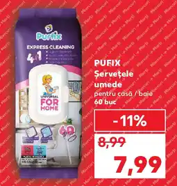 Kaufland PUFIX Servetele umede Ofertă