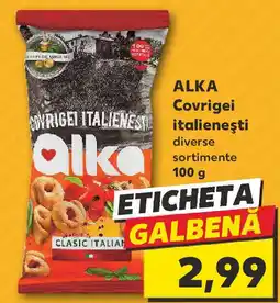 Kaufland ALKA Covrigei italieneşti Ofertă