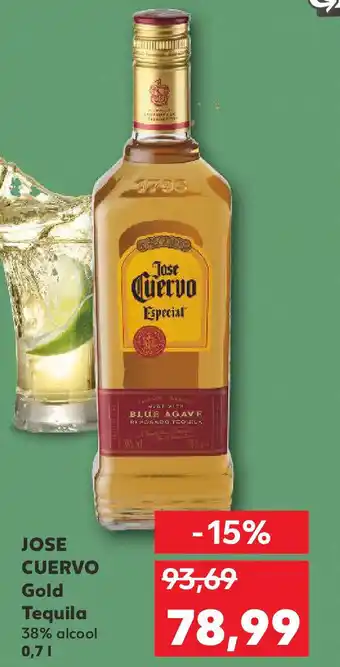 Kaufland JOSE CUERVO Gold Tequila Ofertă