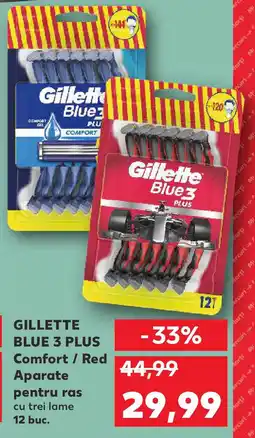 Kaufland GILLETTE BLUE 3 PLUS Comfort / Red Aparate pentru ras Ofertă