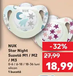 NUK Star Night Suzetǎ M1/M2 / M3