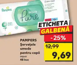 Kaufland PAMPERS Şerveţele umede pentru copii Ofertă