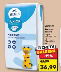 Kaufland WICKIES Scutece pentru copii Ofertă