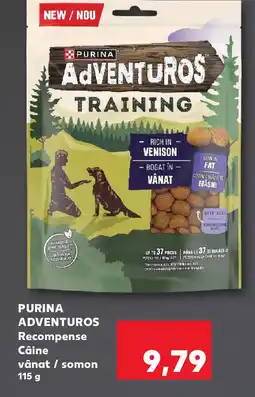 Kaufland PURINA ADVENTUROS Recompense Câine vânat / / somon Ofertă