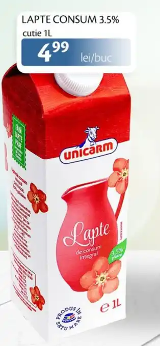 Unicarm UNICARM Lapte Consum 3.5% Ofertă