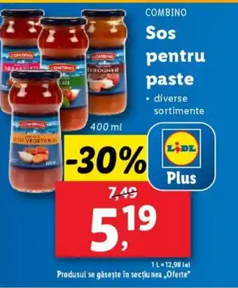 Lidl COMBINO Sos pentru paste Ofertă