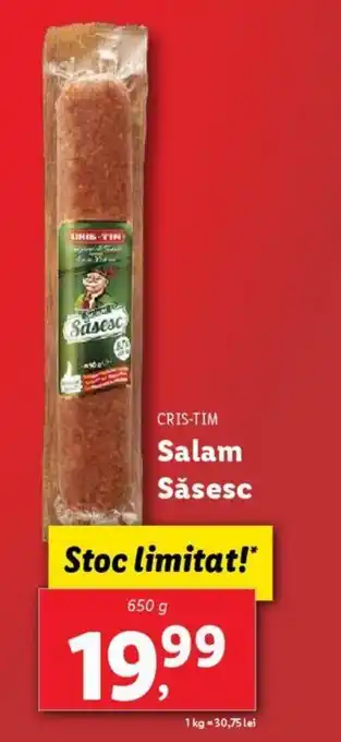 Lidl CRIS-TIM Salam Săsesc Ofertă