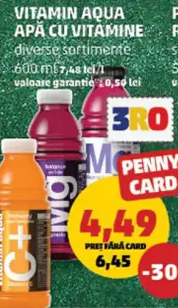 Penny Vitamin Aqua Apă Cu Vitamine Ofertă