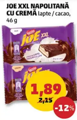 Penny JOE Xxl Napolitană Cu Cremă Ofertă