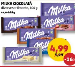 Penny MILKA Ciocolată Ofertă