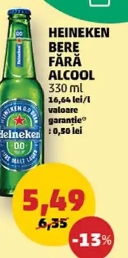 Penny HEINEKEN Bere Fără Alcool Ofertă