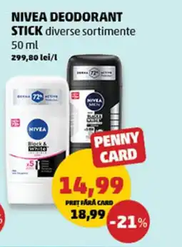 Penny NIVEA Deodorant Stick Ofertă