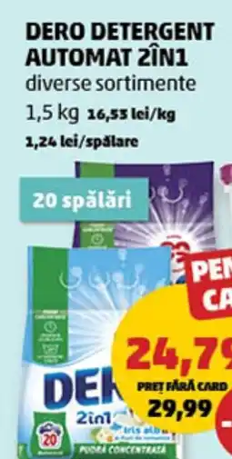 Penny DERO Detergent Automat 2in1 Ofertă
