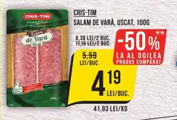 Mega Image CRIS-TIM Salam de Vară, Uscat Ofertă