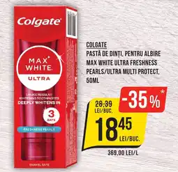 Mega Image COLGATE Pastă De Dinți, Pentru Albire Max White Ultra Freshness Pearls/Ultra Multi Protect Ofertă