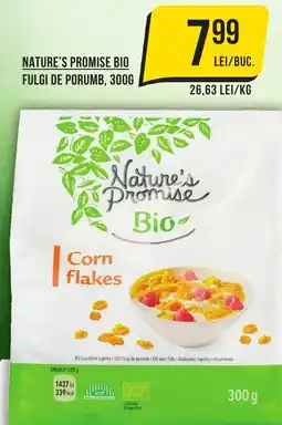 Mega Image NATURE'S PROMISE BIO Fulgi de Porumb Ofertă