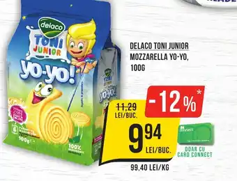 Mega Image DELACO TONI JUNIOR Mozzarella Yo-Yo Ofertă