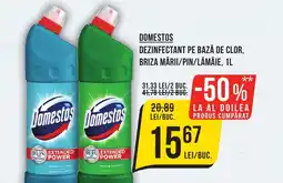 Mega Image DOMESTOS Dezinfectant Pe Bază De Clor, Briza Mării/Pin/Lămâie Ofertă