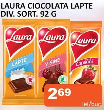 Unicarm LAURA Ciocolata Lapte Div. Sort. Ofertă