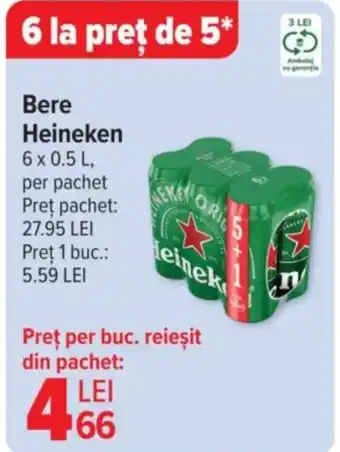 Carrefour Bere HEINEKEN Ofertă