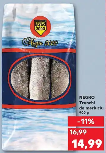 Kaufland NEGRO Trunchi de merluciu Ofertă