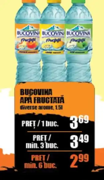 Auchan BUCOVINA Apa fructată Ofertă