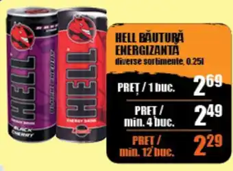 Auchan HELL Băutură energizanta Ofertă