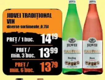 Auchan JIDVEI Tradiţional Vin Ofertă