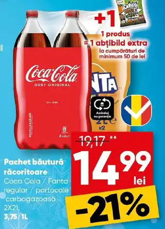 PROFI Pachet băutură răcoritoare COCA-COLA / FANTA Ofertă