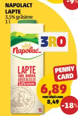 Penny NAPOLACT Lapte Ofertă